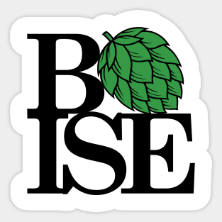 Boise loves beer! Sticker